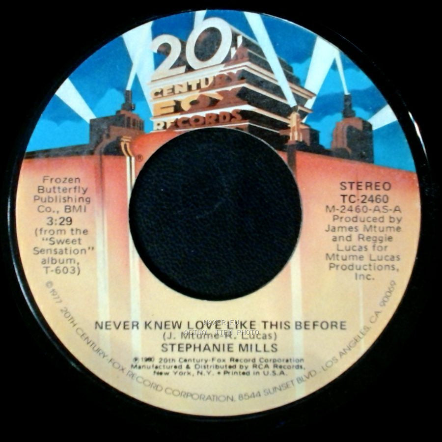 Stephanie Mills - Never Knew Love Like This Before / Still Mine side A