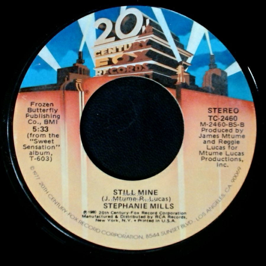 Stephanie Mills - Never Knew Love Like This Before / Still Mine side B