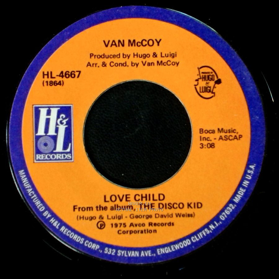 Van Mccoy - Night Walk / Love Child side B