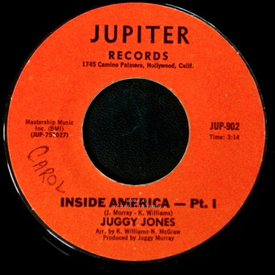 Juggy Jones - Inside America - Pt. I / Inside America - Pt. Ii side A
