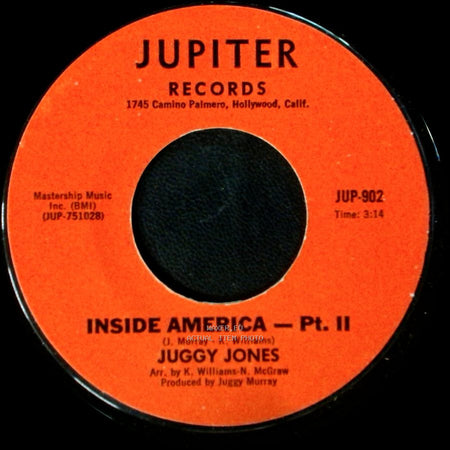 Juggy Jones - Inside America - Pt. I / Inside America - Pt. Ii side B