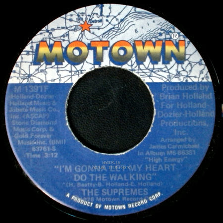 The Supremes - Early Morning Love / I'm Gonna Let My Heart Do The Walking side B