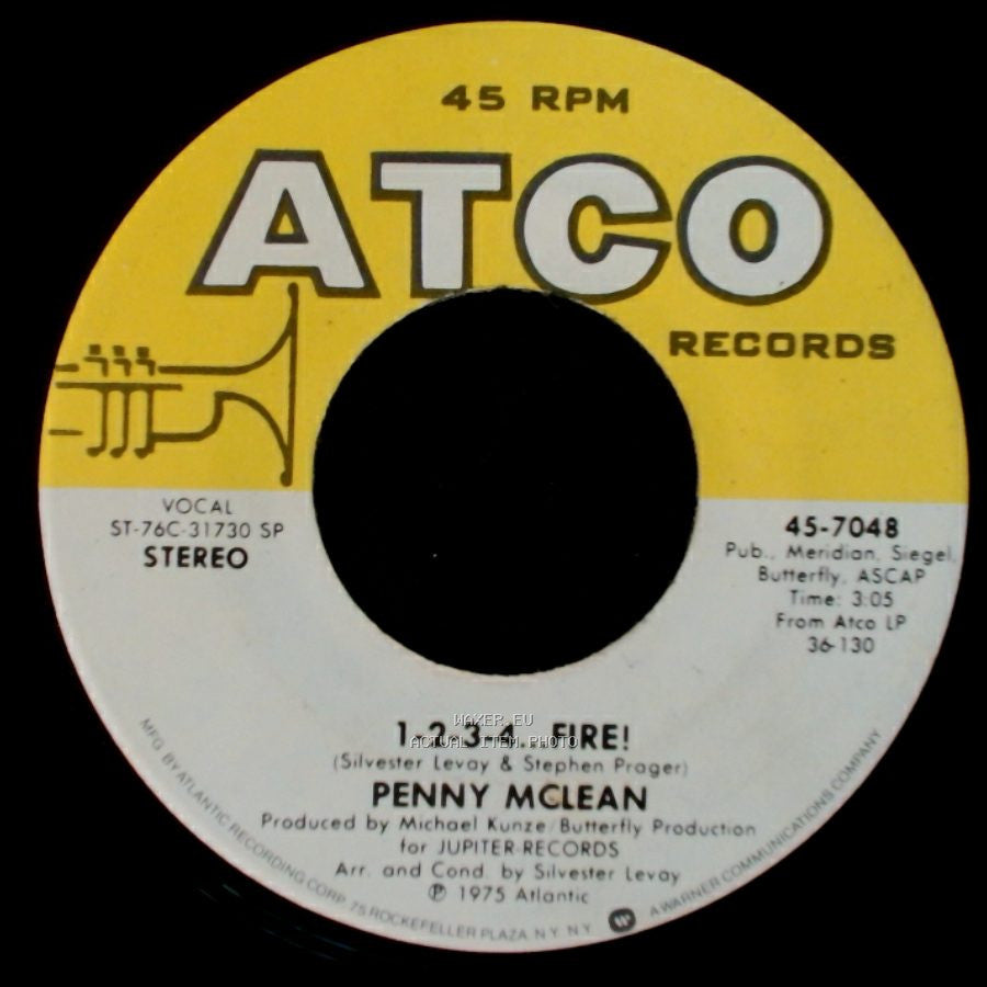 Penny Mclean - 1-2-3-4...Fire! / Smoke Gets In Your Eyes side A
