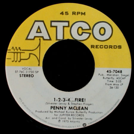 Penny Mclean - 1-2-3-4...Fire! / Smoke Gets In Your Eyes side A
