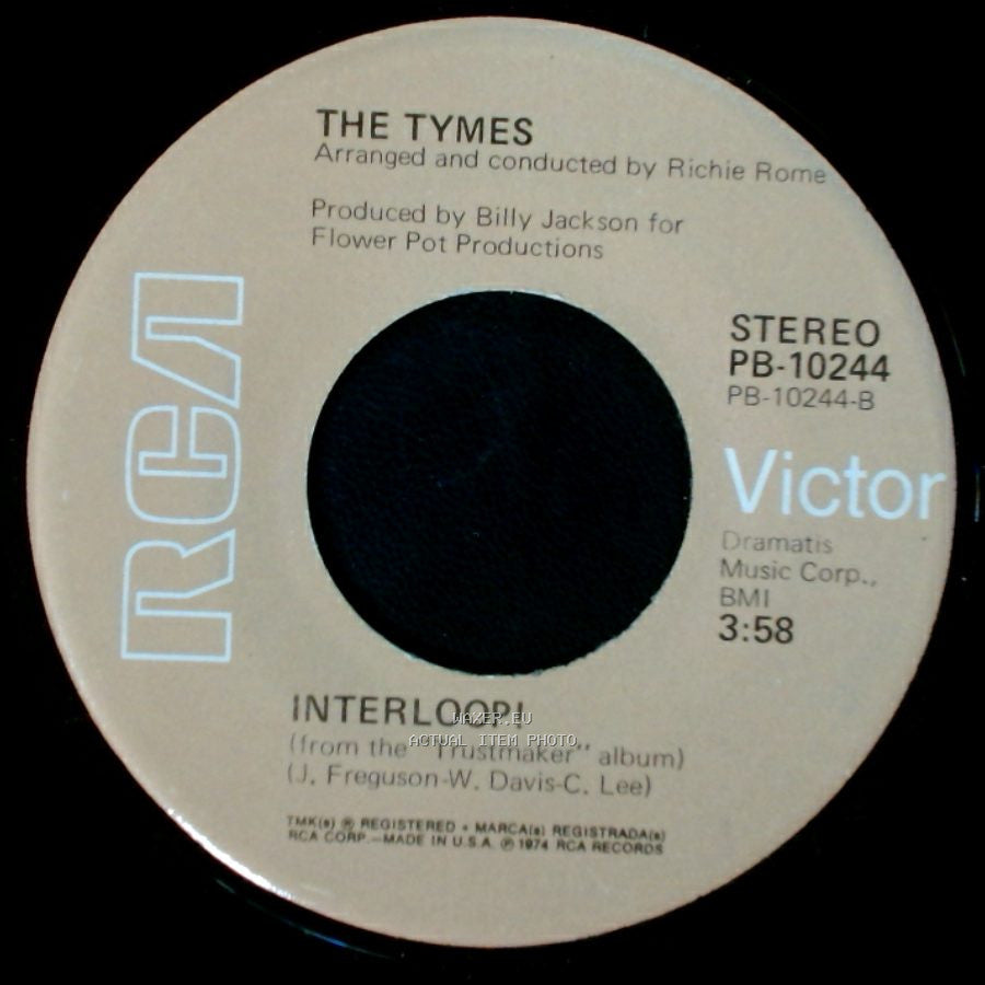 The Tymes - Interloop! / Someway, Somehow, I'm Keepin' You side A