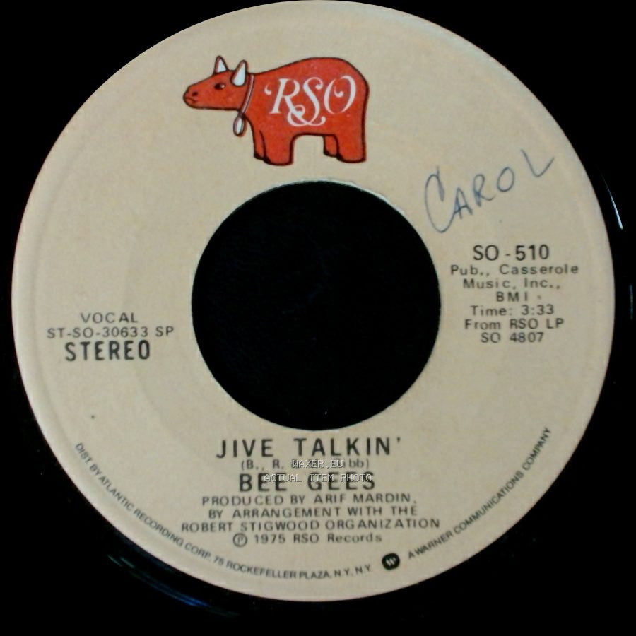 Bee Gees - Jive Talkin' / Wind Of Change side A