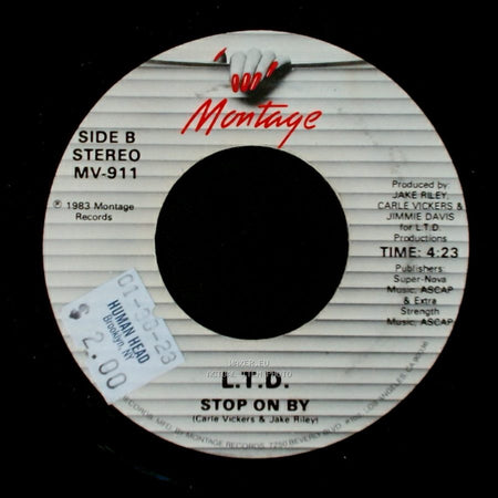 L.T.D. - Caught In The Middle Of Goodbye / Stop On By side B
