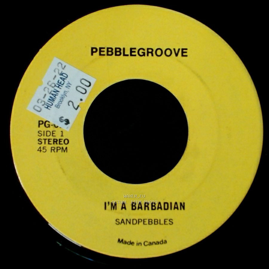 Sandpebbles - I'm A Barbadian / Sandra side A