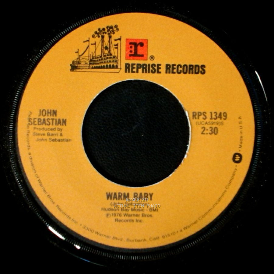 John Sebastian - Welcome Back Kotter / Warm Baby side B