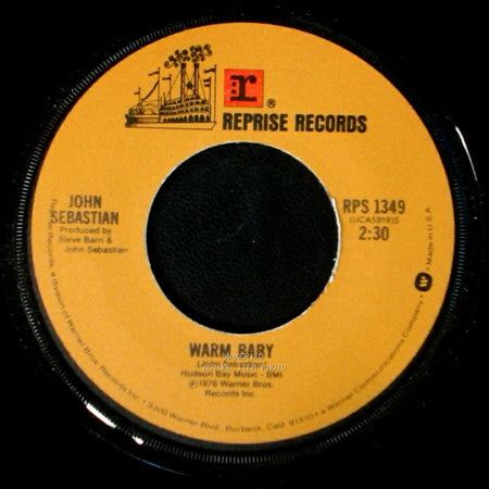 John Sebastian - Welcome Back Kotter / Warm Baby side B