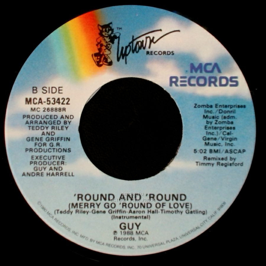 Guy - 'round And 'round (Merry Go 'round Of Love) / 'round And 'round (Merry Go 'round Of Love) (Instrumental) side B
