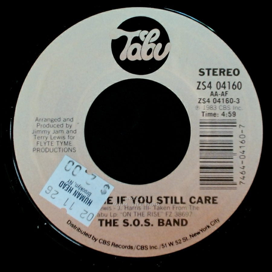 The S.O.S. Band - Tell Me If You Still Care / If You Want My Love side A