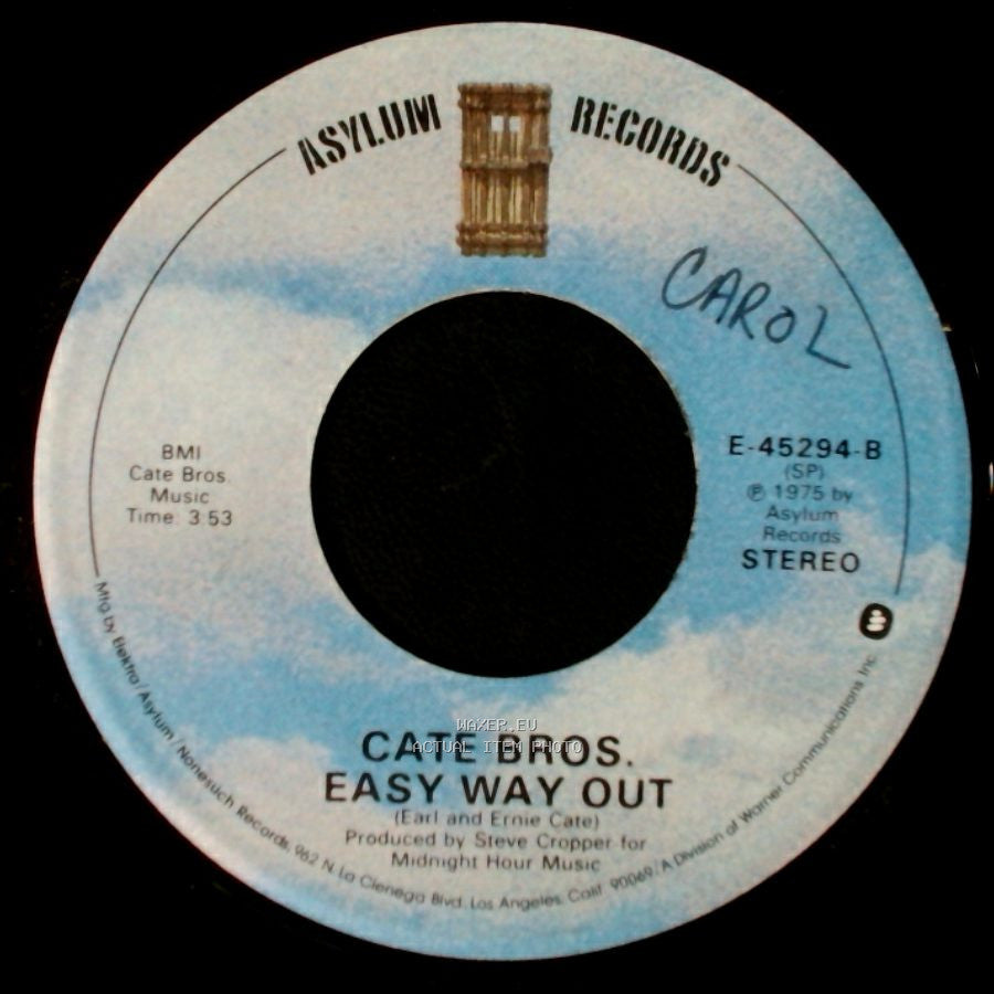 Cate Bros. - Easy Way Out / Union Man side A