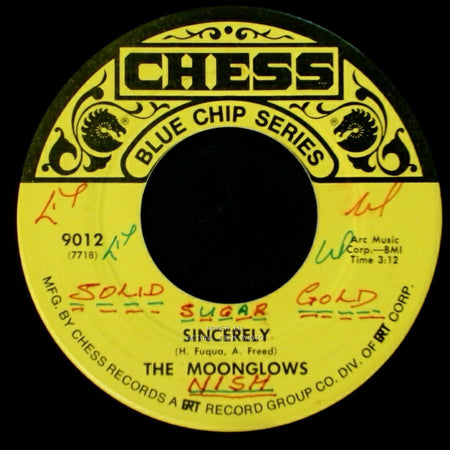 The Moonglows - In My Diary / Sincerely side B