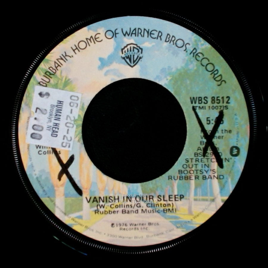 Bootsy's Rubber Band - Bootzilla / Vanish In Our Sleep side B