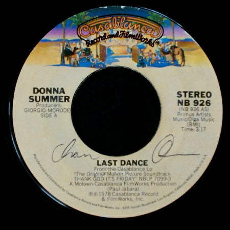 Donna Summer - Last Dance / With Your Love side A