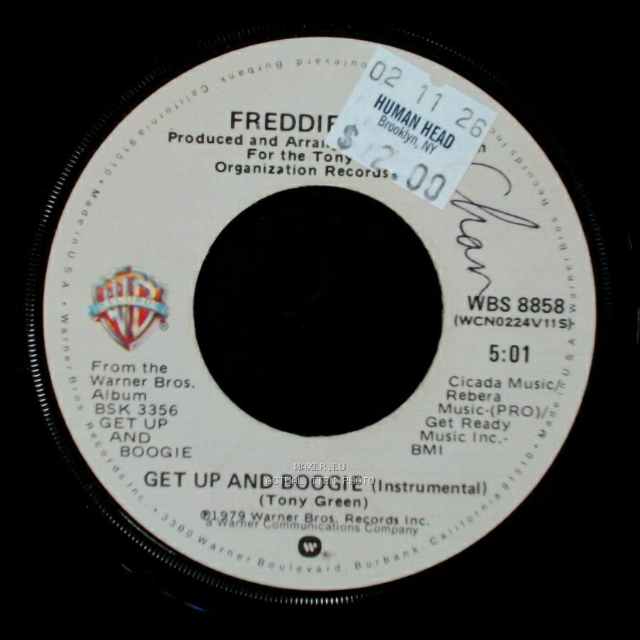 Freddie James / Freddie - Get Up And Boogie (Edit) / Get Up And Boogie (Instrumental) side B