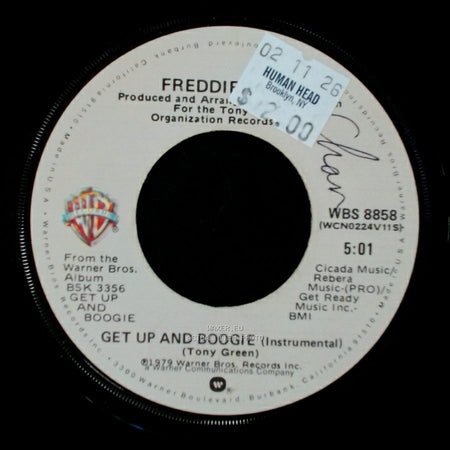 Freddie James / Freddie - Get Up And Boogie (Edit) / Get Up And Boogie (Instrumental) side B