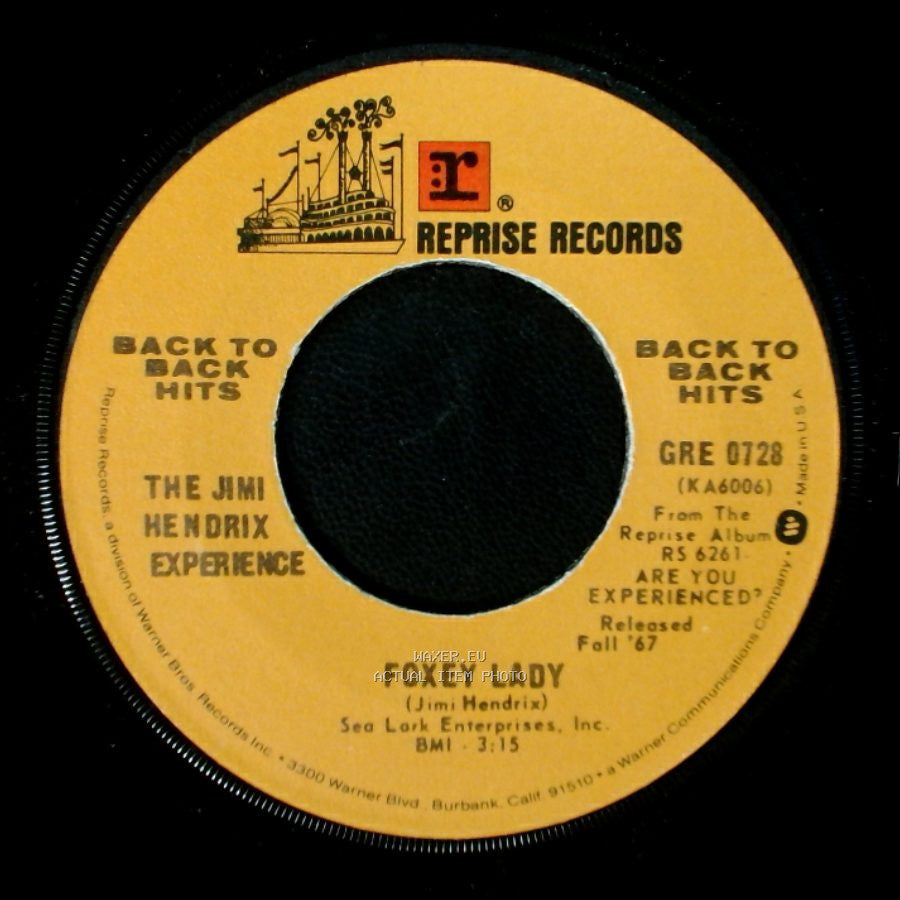 The Jimi Hendrix Experience - Purple Haze / Foxey Lady side B