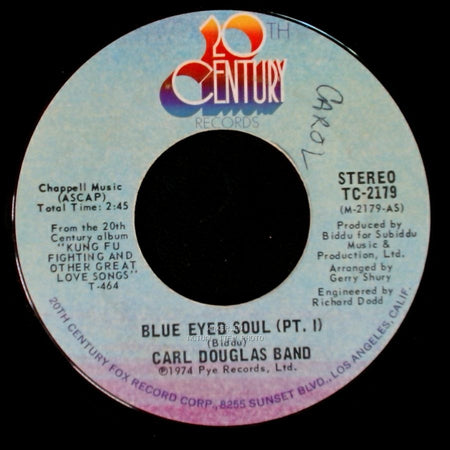 Carl Douglas Band - Blue Eyed Soul (Pt. Ii) / Blue Eyed Soul (Pt. 1) side B