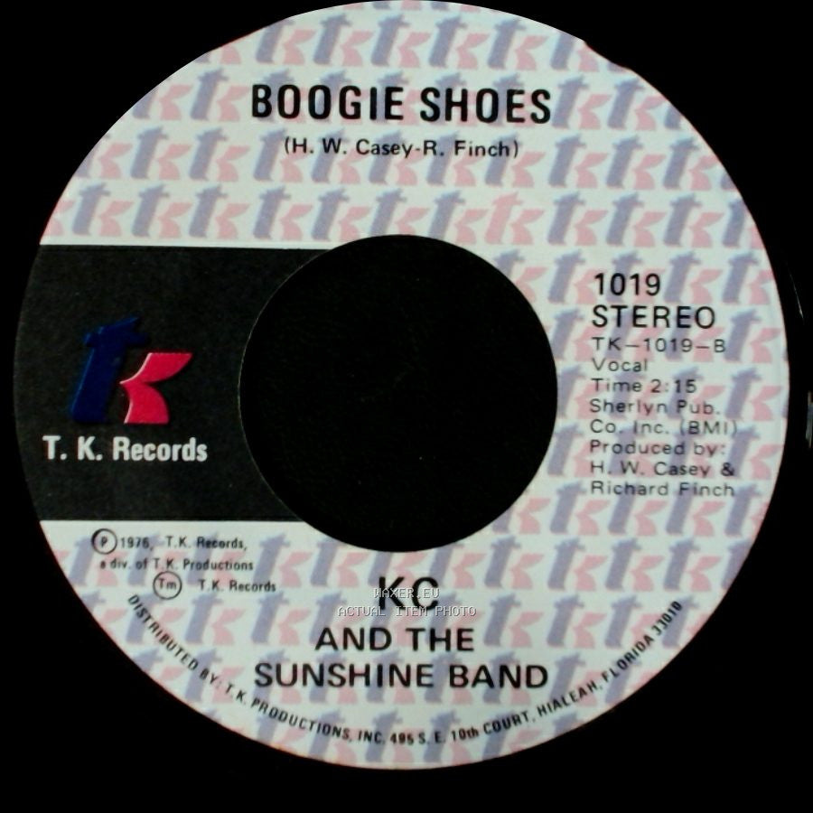 Kc And The Sunshine Band - (Shake, Shake, Shake) Shake Your Booty / Boogie Shoes side B