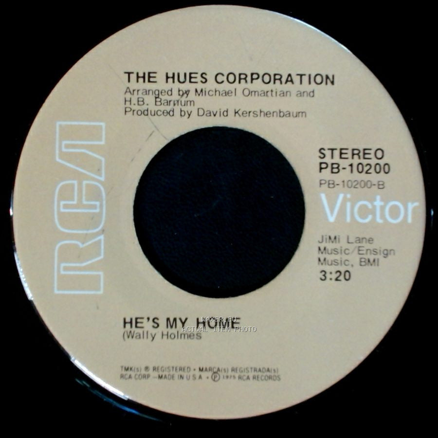 The Hues Corporation - He's My Home / Love Corporation side A