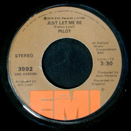 Pilot - Magic / Just Let Me Be side B