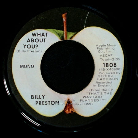 Billy Preston - That's The Way God Planned It / What About You? side B