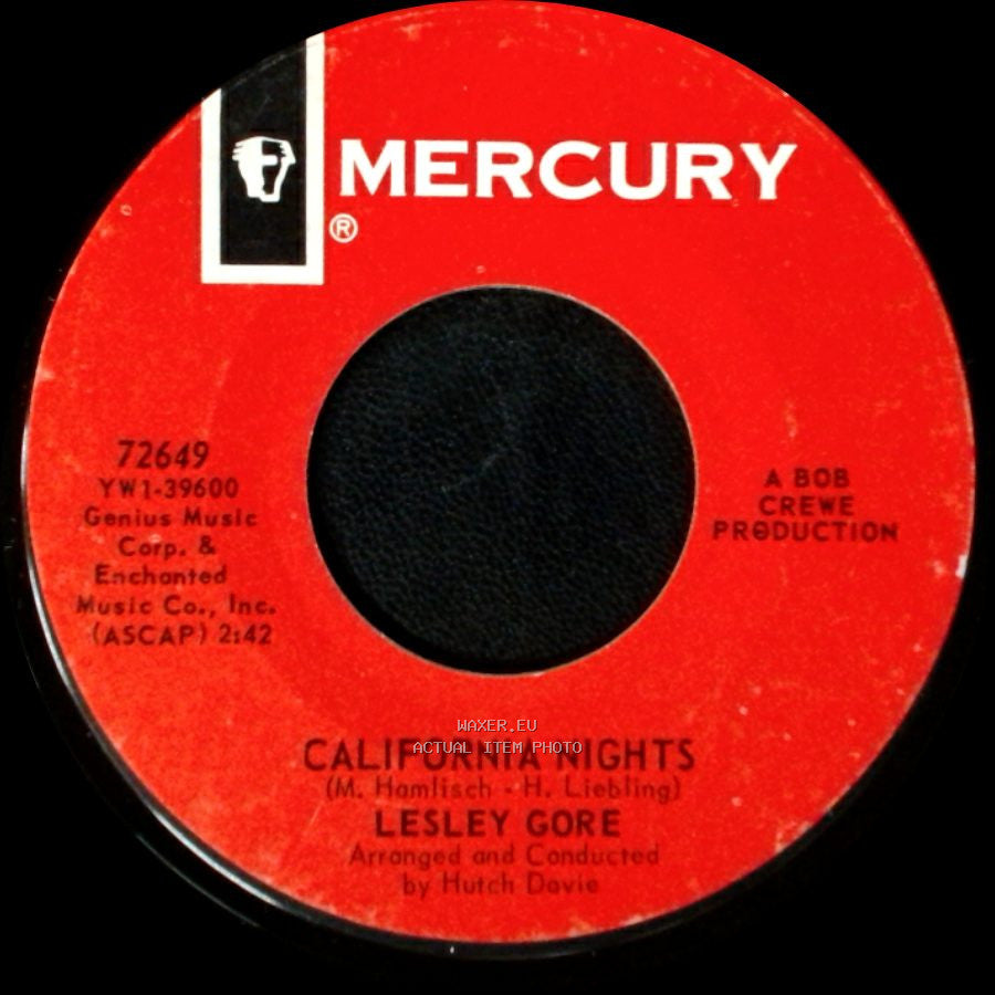 Lesley Gore - California Nights / I'm Going Out (The Same Way I Came In) side A