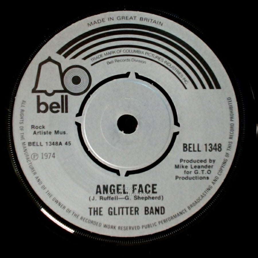 The Glitter Band - Angel Face / You Wouldn't Leave Me Would You? side A