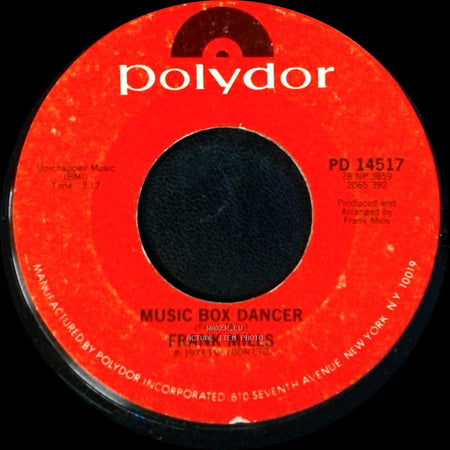Frank Mills - The Poet And I / Music Box Dancer side B