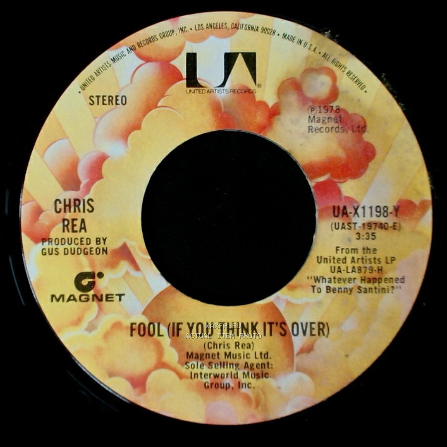Chris Rea - Fool (If You Think It's Over) / Midnight Love side A