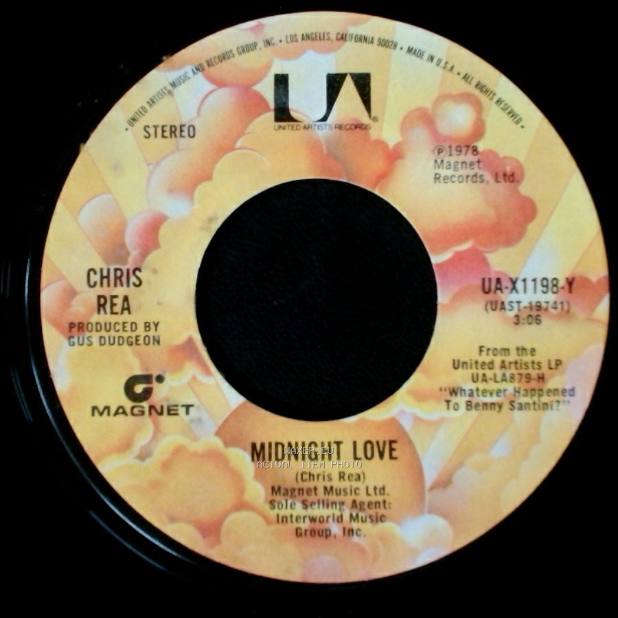 Chris Rea - Fool (If You Think It's Over) / Midnight Love side B