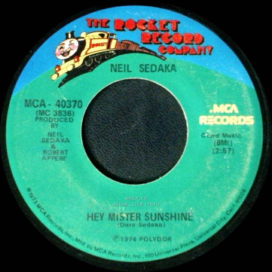 Neil Sedaka - The Immigrant Dedicated To John Lennon / Hey Mister Sunshine side B