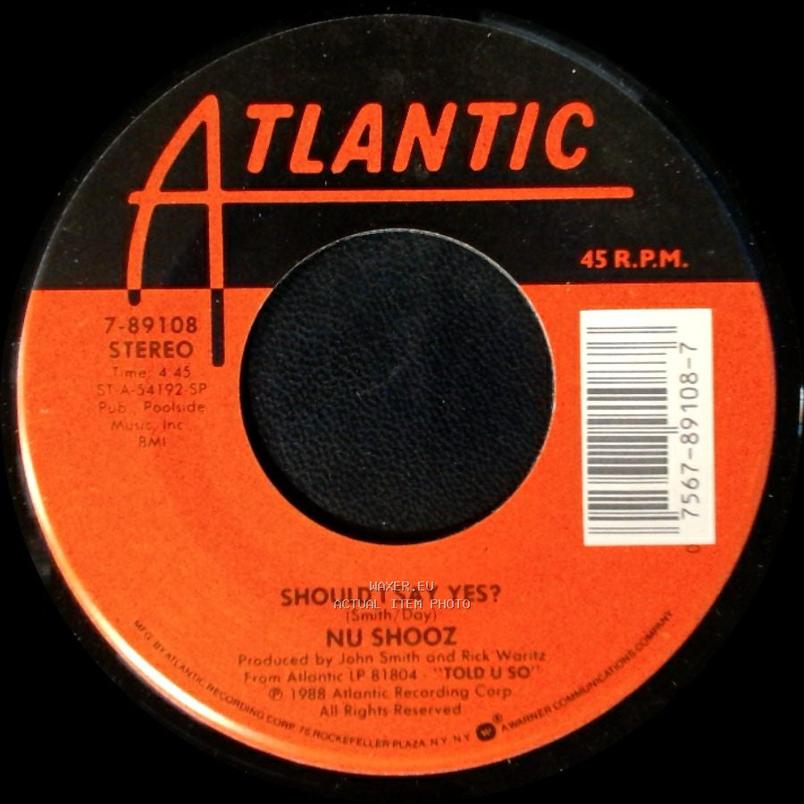 Nu Shooz - Should I Say Yes? / Montecarlo Nite side A