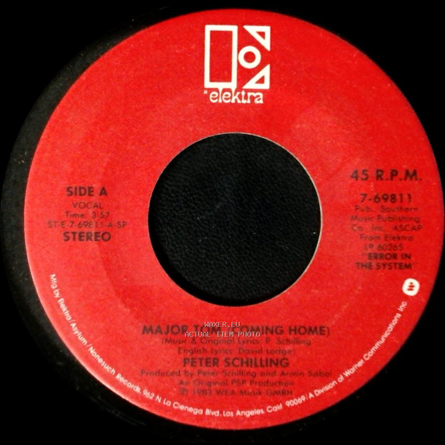 Peter Schilling - Major Tom (Coming Home) / Major Tom (Völlig Losgelöst) side A
