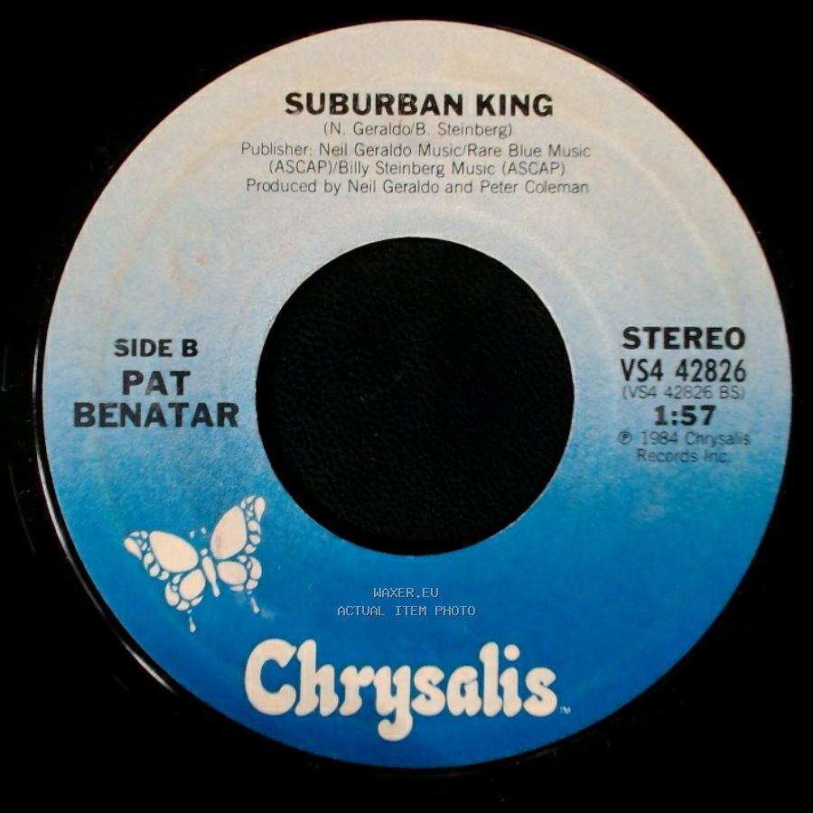 Pat Benatar - We Belong / Suburban King side B