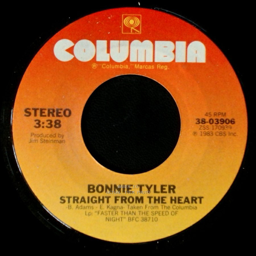 Bonnie Tyler - Straight From The Heart / Total Eclipse Of The Heart side A