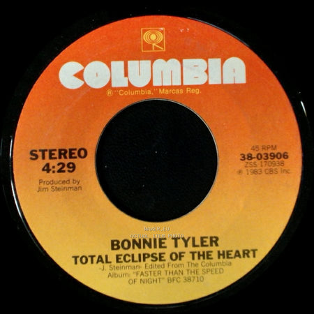 Bonnie Tyler - Straight From The Heart / Total Eclipse Of The Heart side B