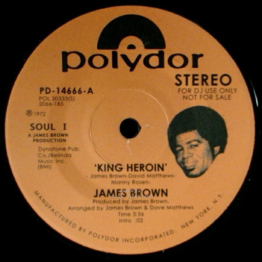 James Brown - 'king Heroin' - Instrumental / King Heroin side B
