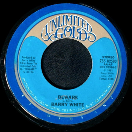 Barry White - Tell Me Who Do You Love / Beware side B