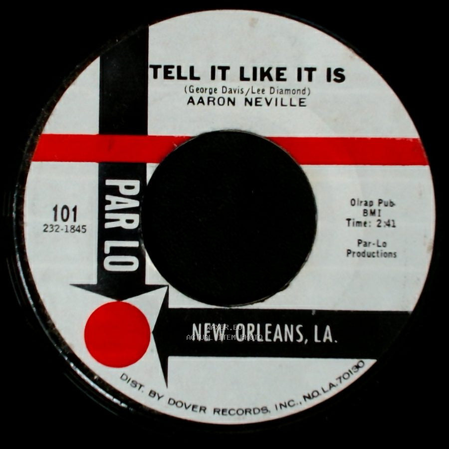 Aaron Neville - Why Worry / Tell It Like It Is side B