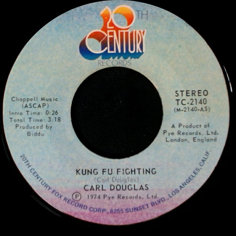 Carl Douglas - Gamblin' Man / Kung Fu Fighting side B