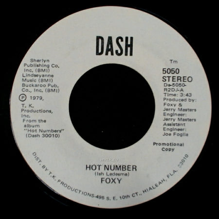 Foxy - Hot Number / Hot Number side B