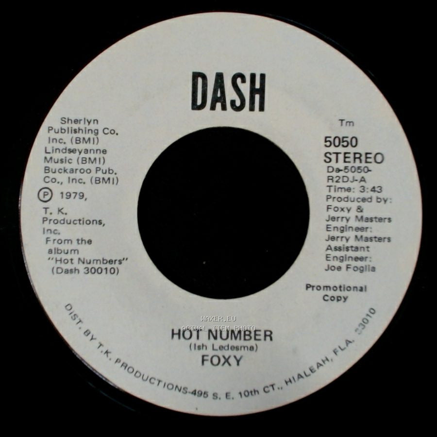 Foxy - Hot Number / Hot Number side B