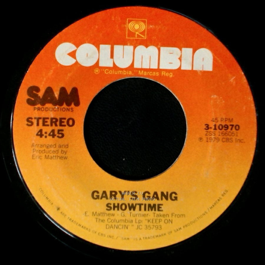 Gary's Gang - Showtime / Let's Lovedance Tonight side A