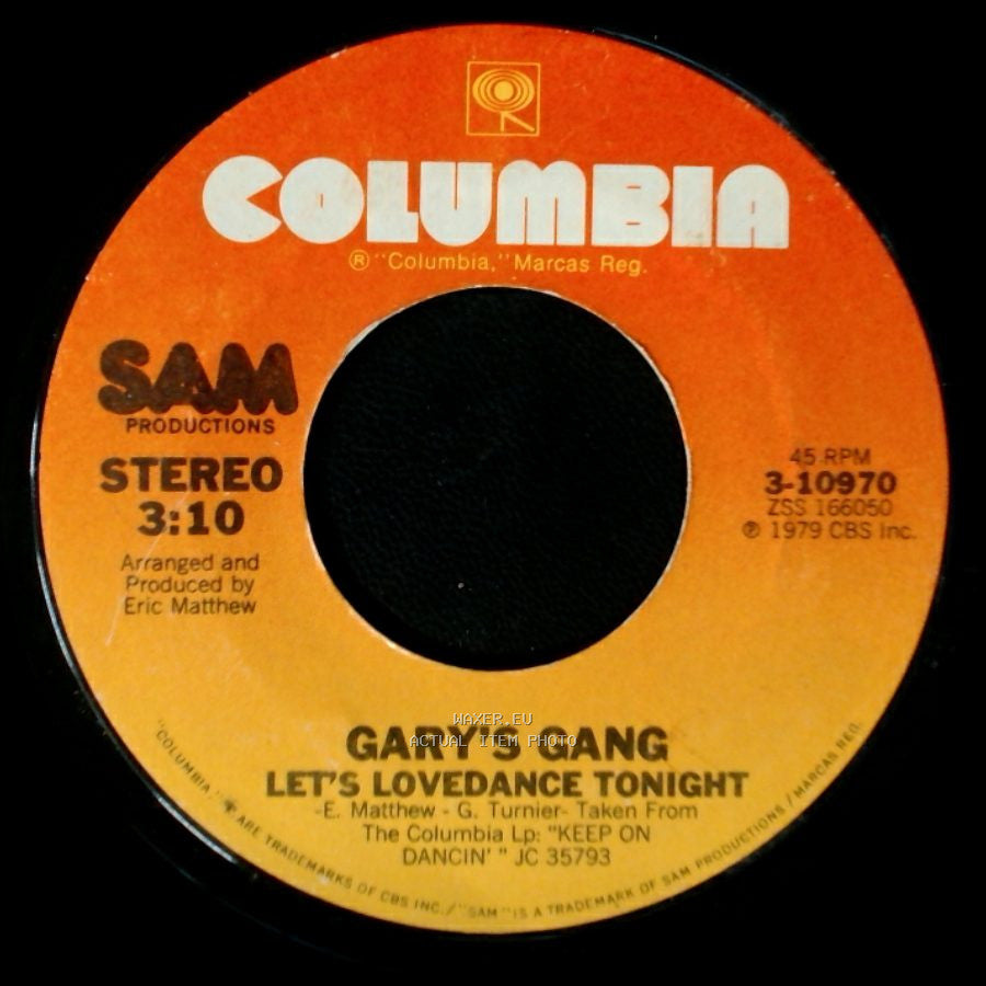 Gary's Gang - Showtime / Let's Lovedance Tonight side B