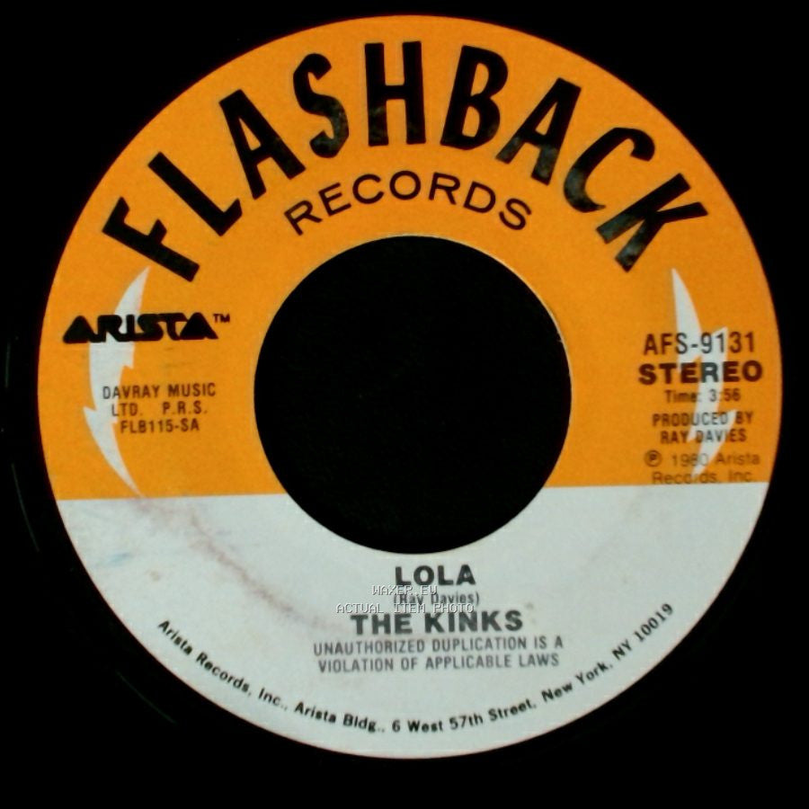 The Kinks - You Really Got Me / Lola side B