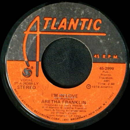 Aretha Franklin - Oh Baby / I'm In Love side B