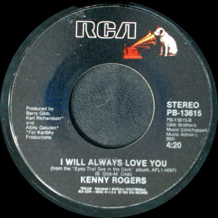 Kenny Rogers - Islands In The Stream / I Will Always Love You side B